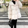 Winter Down Jacket Women Fashion Thick Warm Fluffy Parkas Loose Oversized Puffer Coat Outwear