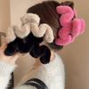 Oversized Plush Hair Clip Women Autumn Winter Wavy Hair Shark Clip Elegant Hair Accessories