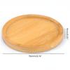 14 Style Round Square Flower Pots Planter Bamboo Tray Wood Gardening Supply Holder Home Decor Anti-Fade Simple Elegant Design