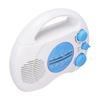 Shower Radio Water Proof Adjustable Volume AM FM Bathroom Radio Portable Easy Tuning Blue