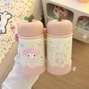 Cute thermos cup, small, easy and portable, high-value girl's heart, stainless steel thermos cup blogger