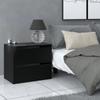 Shoe Cabinet 60 Cm Matte Black
