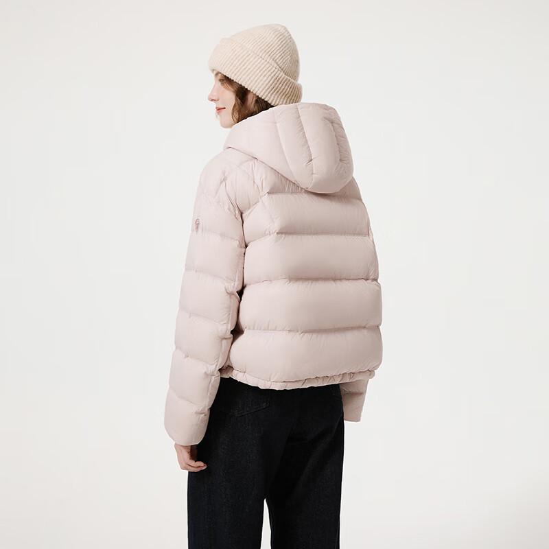 Tanboer Women's Short Hooded Puffy Down Jacket TB5330278D