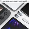 90 Degree Type C Female to USB C Male Adapter Converter Extender 40Gbps Data Sync 100W Charging Adapter for Laptop Phone