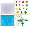 DIY Keychain Pendant Silicone Mold Crystal Epoxy Resin Casting Mould Keychain Pendants Jewelry Making Mold Accessories