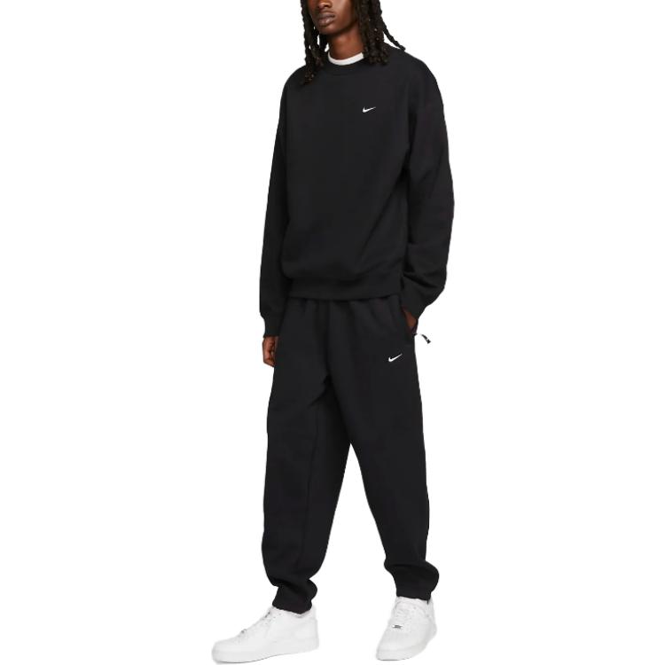 Nike Solo Swoosh Fleece Pullover Crew DX1361-010