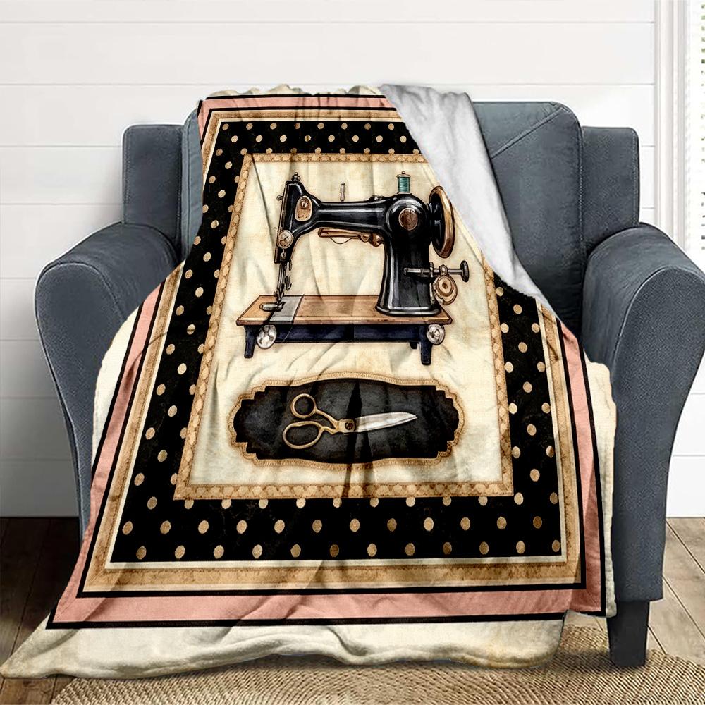 Machine Flannel Blanket Throw Blanket Soft Warm Sofa Bed Camping home Decor Unique Christmas Gift C9261630