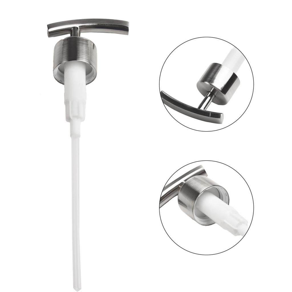 304 Stainless Steel Pump Head Bright Chrome/Nickel/Black Dispensers