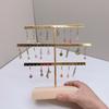 Metal Earrings Display Stand 52 Holes Necklace Bracelet Anklet Stud Holder  Desktop