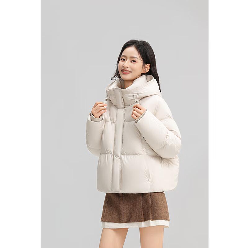 YAYA Women's Hooded Puffer Down Jacket