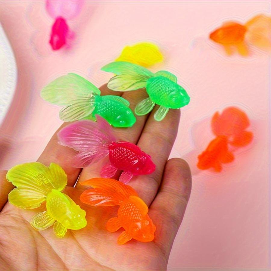 20pcs Floating Fake Goldfish Set with 2 Nets - Realistic Plastic Water Decor for Indoor/Outdoor, No Battery Summer Pool ZSY