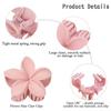 Matte Farbverlauf Blume Haarspange Mädchen Elegant Süßlich Floral Haarspangen Shopping Reise Kopfschmuck Accessoires Strand Haarspangen