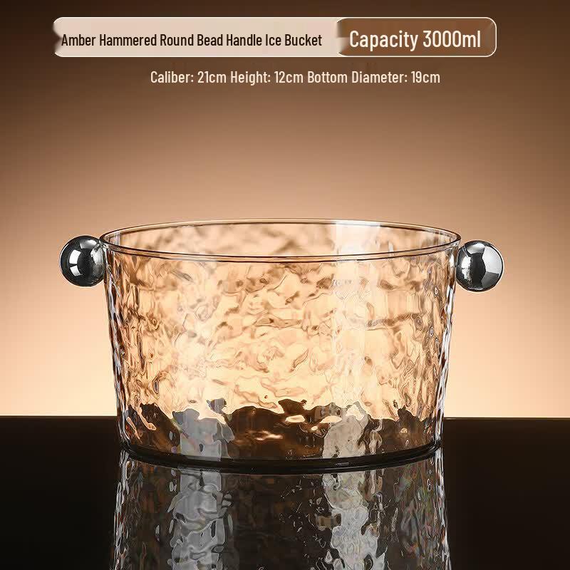 ZISIZ Plastic Ice Bucket