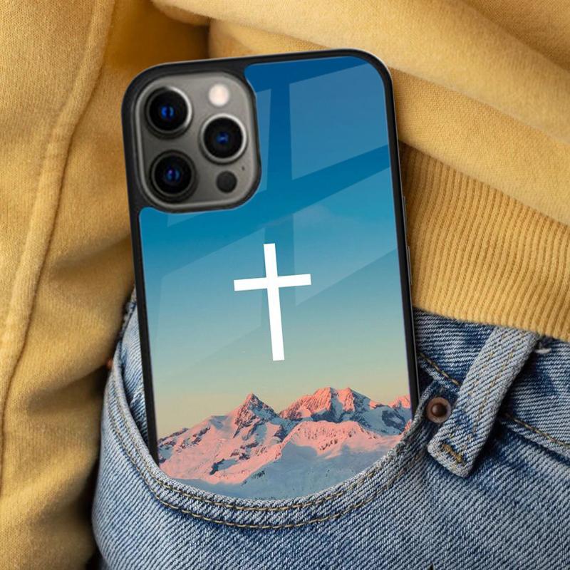 Verse of The Christian Bible Jesus Soft Phone Case for iPhone 17 Air 16e Pro max 15 Pro 13 14 Plus 11 12 MagSafe Magnetic Coque