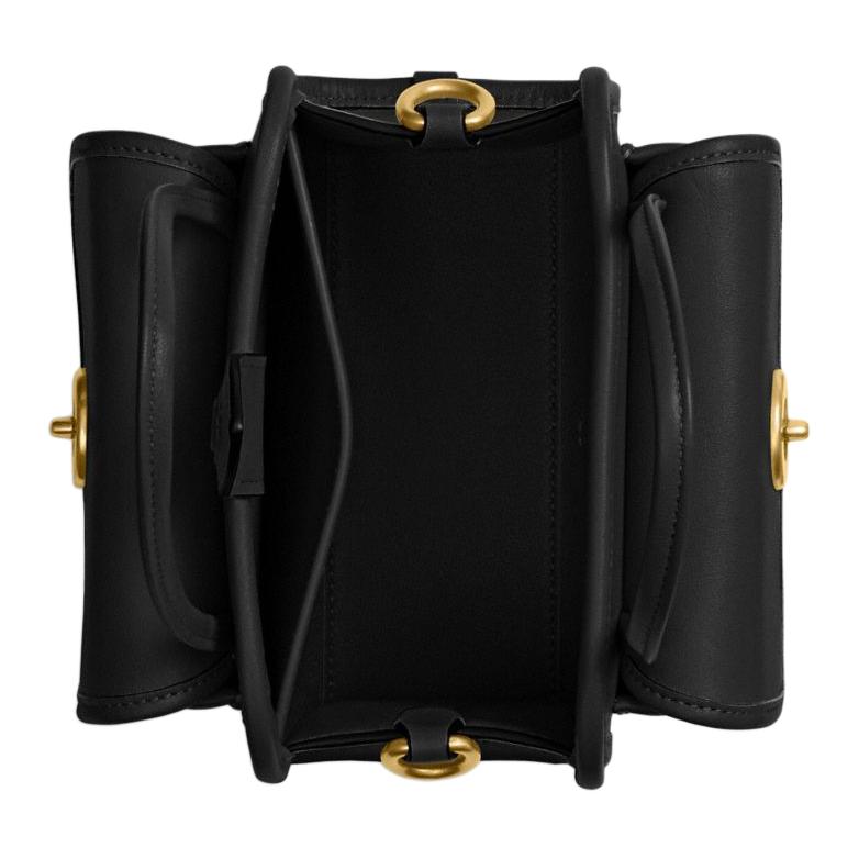 Coach Safari 16 Magnetic Closure Tote Bag Women Tote Black CW643-B4BK