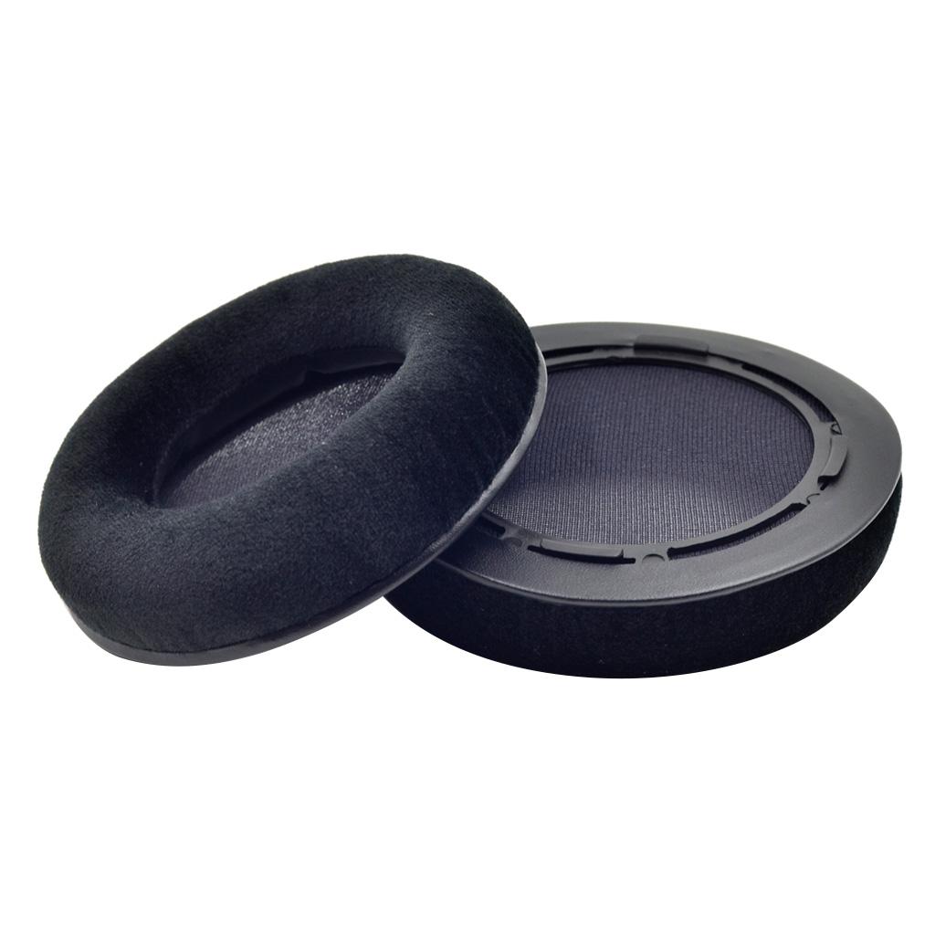 2Pieces Replacement Ear Cushion Black Plastic Buckles Pillow Parts Compatible witHifiman Velour HE560 HE400i Headset