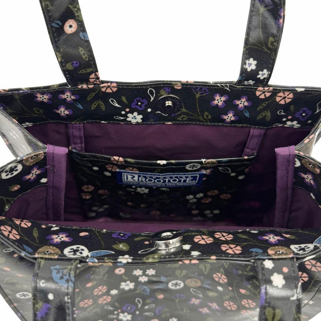 Bolsa Térmica Pequena Laminada para Almoço Feminina ROOTOTE, Quadrada EU Laminada-S, 3601 (03 Paraíso)
