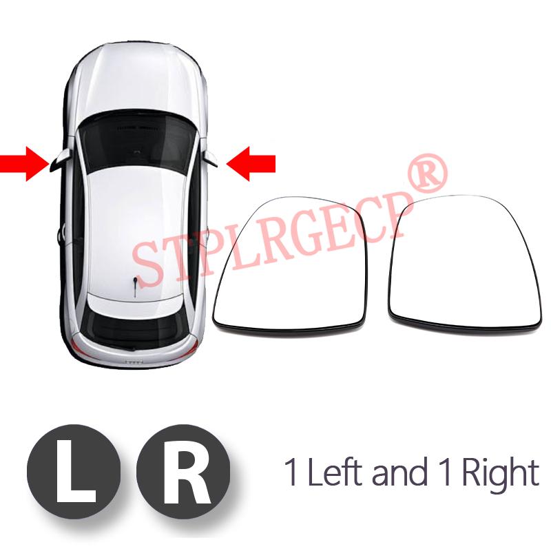 For Renault Trafic Vivaro A Primastar 2001-2014 Left or Right Door Side Wing Clear Mirror Glass No-heated Rear View Replacement