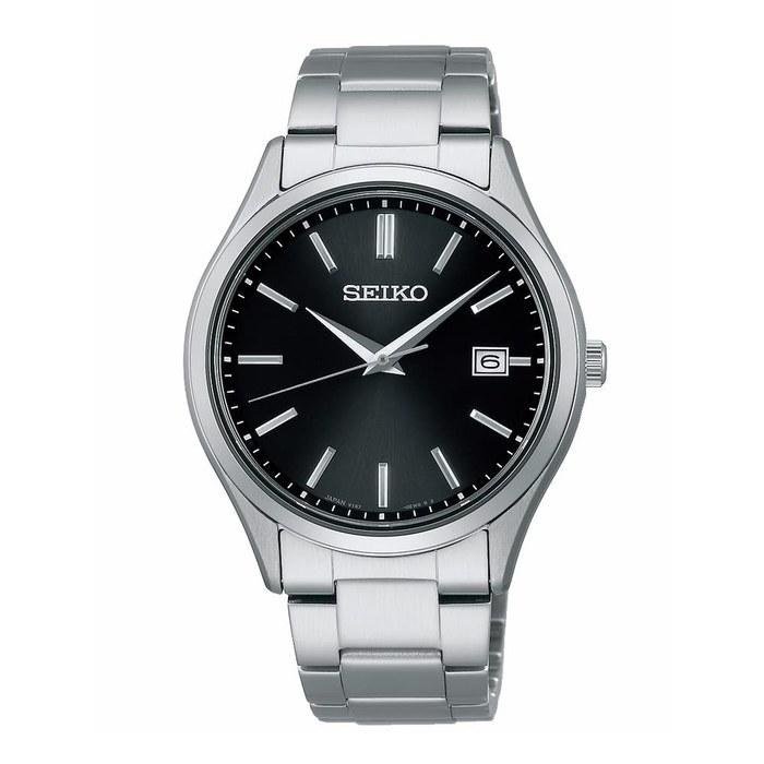 [Seiko Watch] SEIKO SELECTION SBPX147 S Series Men s Watch, Solar, Date Calendar, Black Dial, Stainless Steel, Pair Model