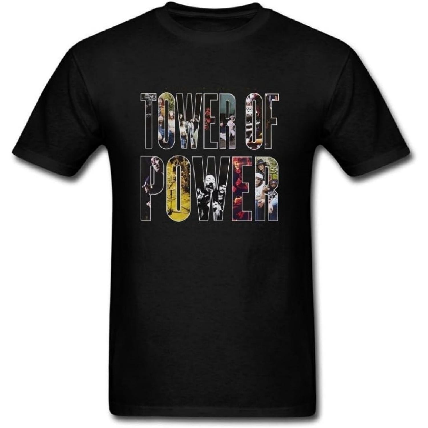 SUNRAIN Мужская футболка с логотипом группы Tower Of Power XL S