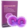 Dual Nipple Vibrating Chest Massager - Double Peak Breast Stimulation Device for Women's Erotic Pleasure and Adult Masturbation