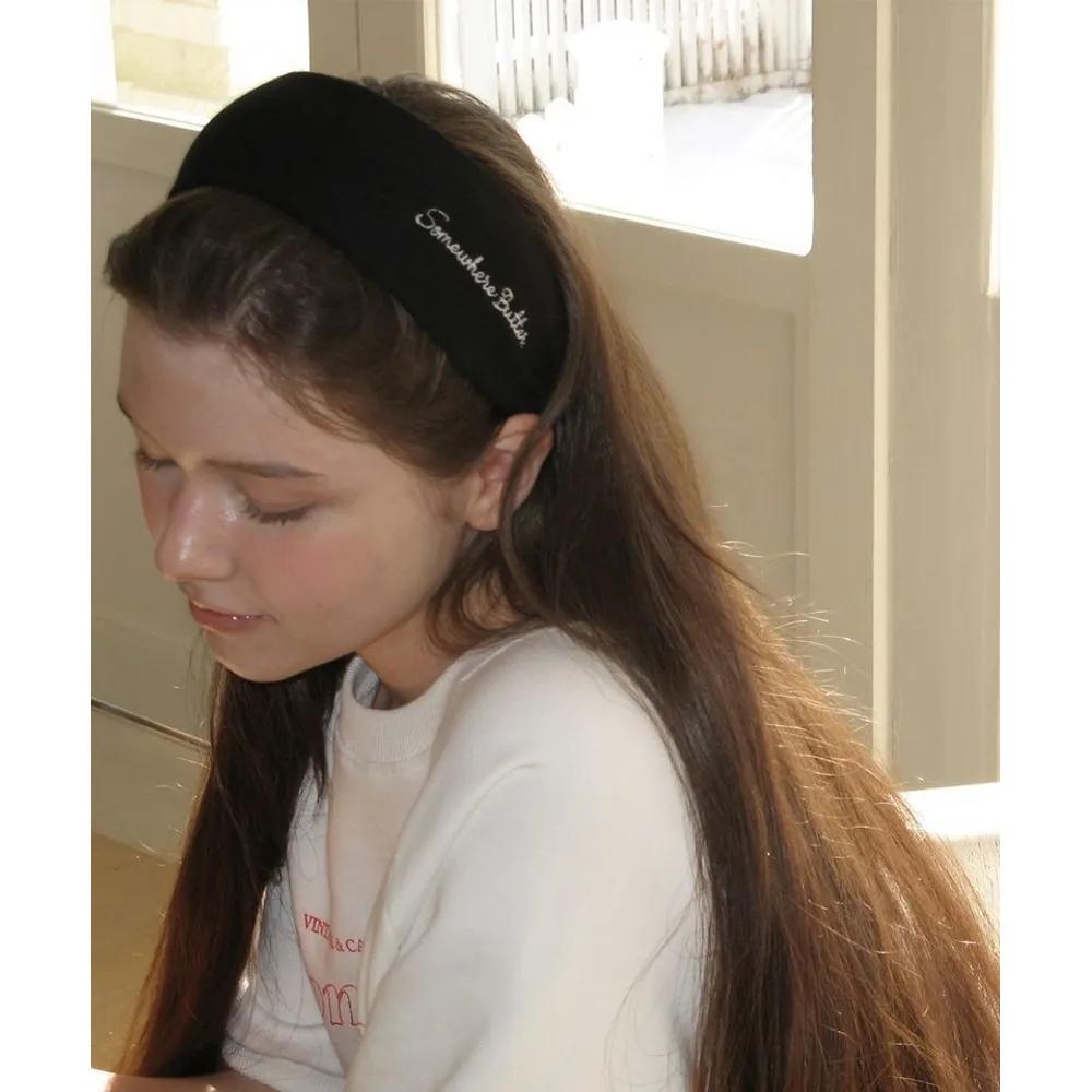 Someway Butter Logo Cotton Hairband - Black S5SAC02BKF 131559 FREE