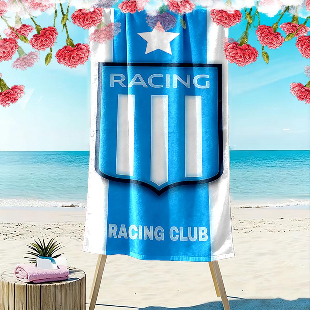 Racing Club Logo Beach Towel Beach Towel Quick-drying for Travel Outdoor Sports Jogging Beach and Swimming
