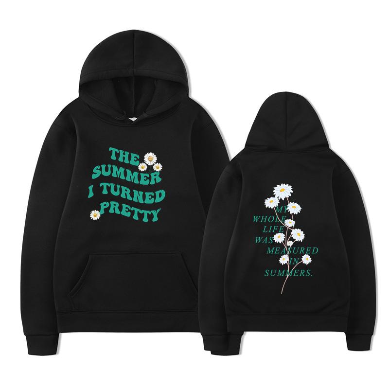 The Summer I Turned Pretty Print Fashion Sweatshirt Hip Hop Casual Unisex Autumn Winter Fleece Streetwear Tops Sudaderas