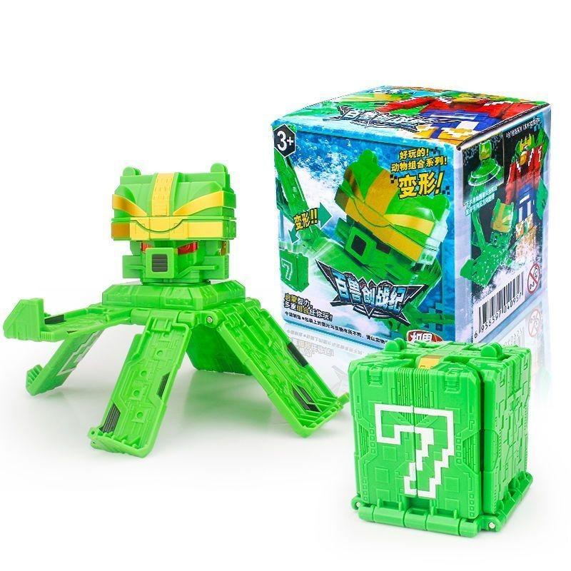 Skládací vzdělávací hračky Power Assembling Matematický kostka Transformace Robot Číslice Puzzle Ranger Zvířata hračka pro kluky pro děti
