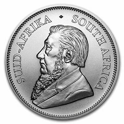 Slitina Postříbřená Krugerrand Pamětní mince (2022–2024) - Jihoafrická edice