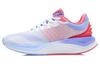 YueYing Slip Resistant Abrasion Resistant Low Top Running Shoes Women's White Red Purple ARHR128-6