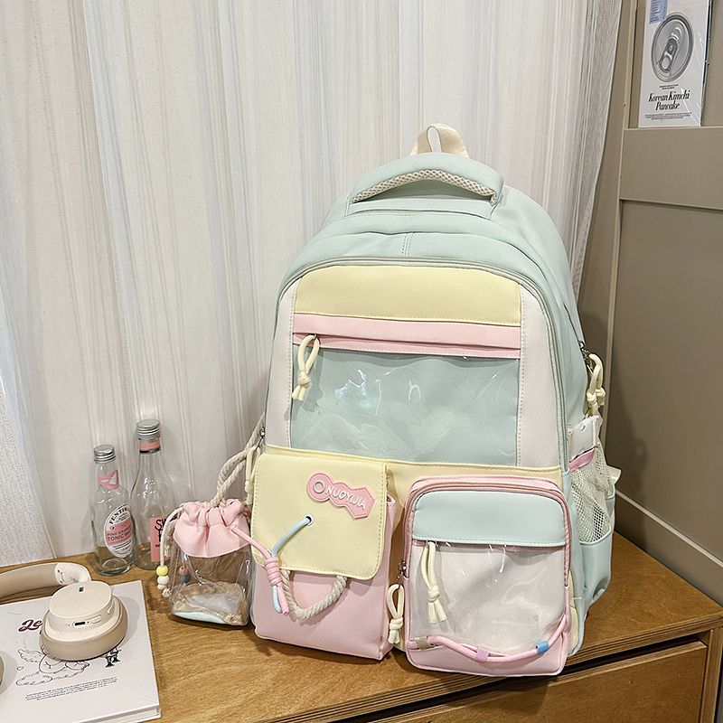 Junior High School Student Good-looking Primary School Student Cute Backpack Cartoon Backpack High School Student Large Capacity Lightweight Backpack