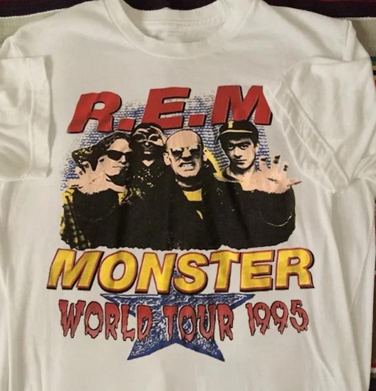 Унисекс футболка REM Monster Tour 1995 года, Концертная футболка рок-группы R.E.M 2XL