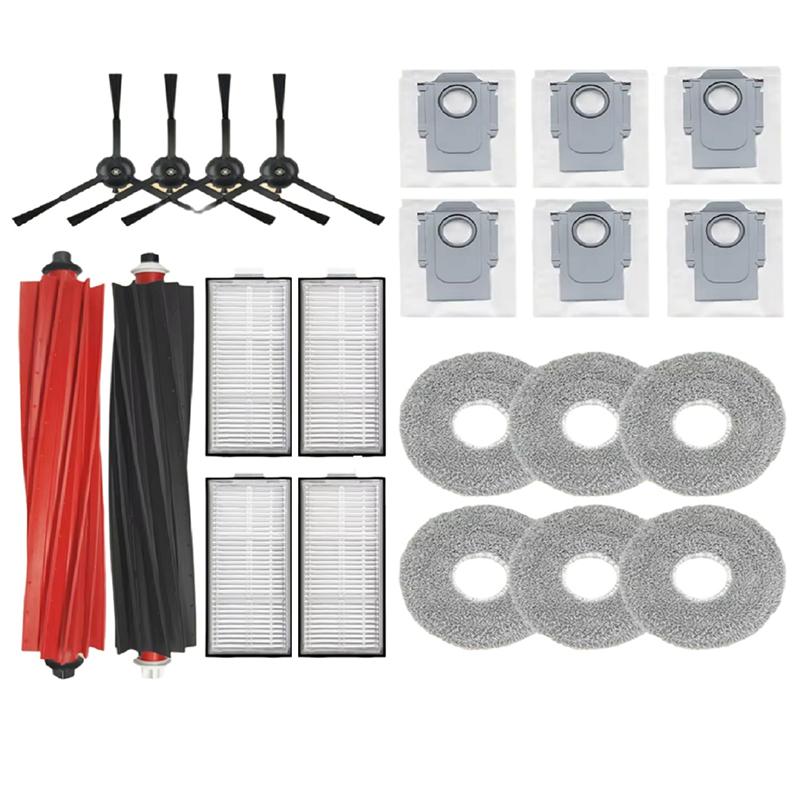 

A78E-Qrevo Master/Qrevo Slim Vacuum Robot Main Roller Side Brush Filter Mop Cloth Dust Bag For Roborock