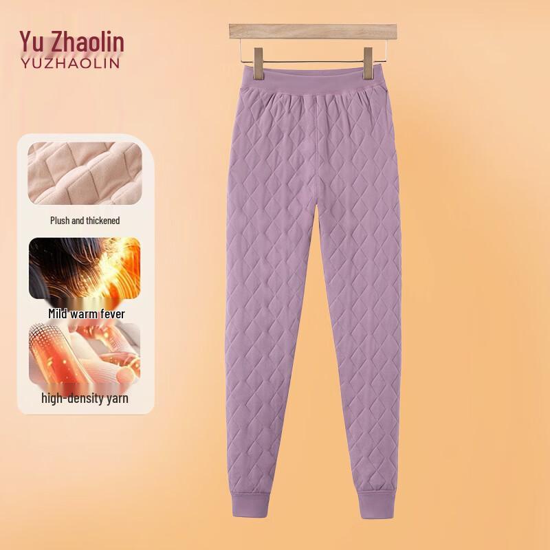 Женские утолщенные термохлопковые базовые штаны YUZHAOLIN 2XL