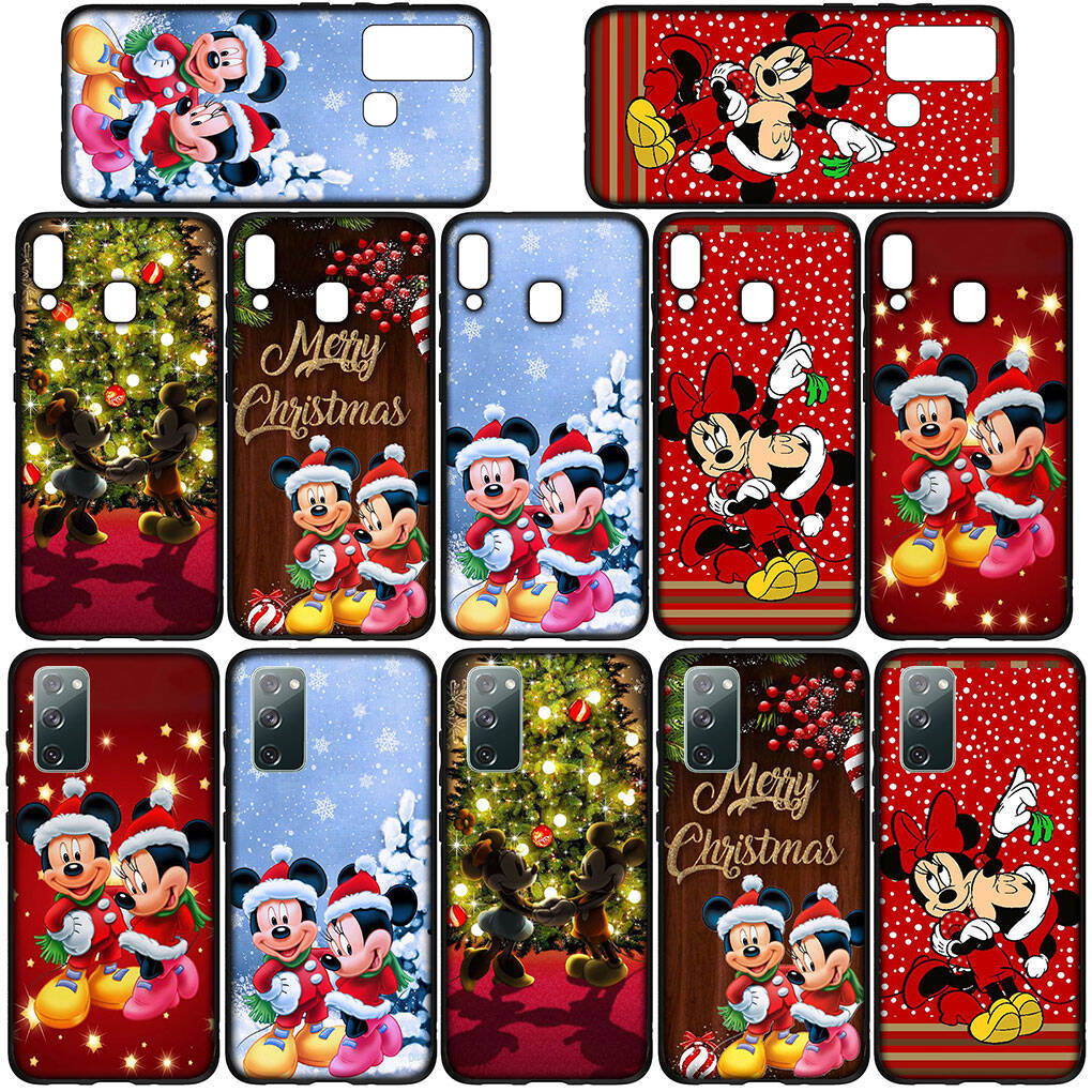 Phone Case for iPhone 17 16 15 Xiaomi Poco F8 F7 X7 X6 M8 C85 C75 Redmi Note 14 13 12 11 Pro Max A3 A4 14C 13C 15C Merry Christmas Mickey Minnie Cover