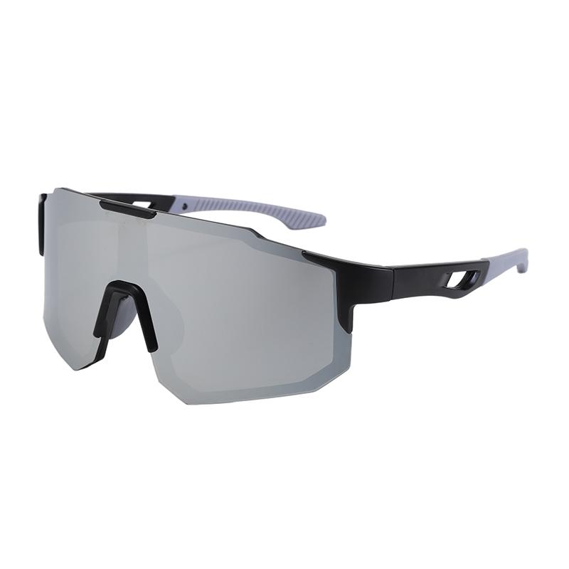 New Sports Sunglasses Men And Women Large Frames To Make Them Look Slim Outdoor Cycling Sunglasses Colorful Goggles 66308