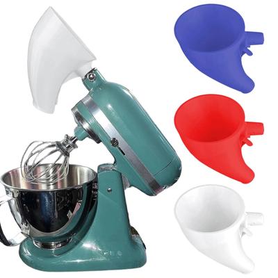 Mjöltratt för Artisan KSM150 Köksmaskin 5Qt Hälltillbehör med Ergonomiskt Handtag Stänkskyddad Guidad Hällning Köksmaskinstillbehör