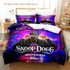 Snoop Dogg Bedding Set Single Twin Full Queen King Size Bed Set Adult Boys Bedroom Duvetcover Sets 3D Print Anime Bed Sheet Set
