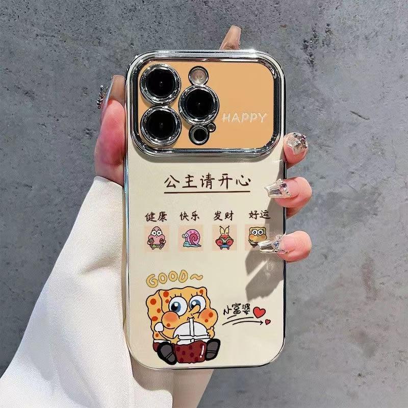 Big Windows SpongeBob SquarePants for Huawei mate60pro mobile phone case to play 60 new p70 female nova12 creative