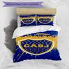 Boca Football Club Printed Pattern Duvet Cover Set – Includes 1 Duvet Cover and 2 Matching Pillowcases Bedroom Decor Christmas Gifts