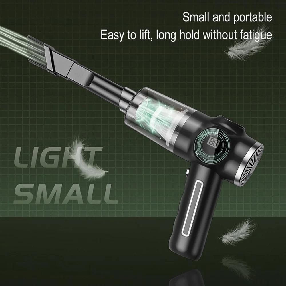 Car Vacuum Cleaner High Power Cleaning Machine Mini Portable Strong Suction  Wireless Handheld Vacuum Cleaner Car Home Appliance