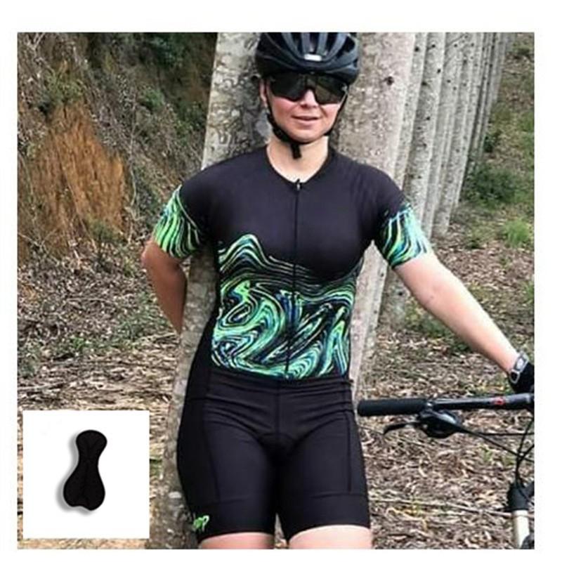 Printed Mountain Clothes Quick-drying Road Triathlon Women s One-piece Suit Bicycle Riding S
