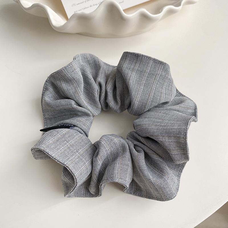 

Корейські модні аксесуари для волосся: Квадратний шарф-кільце для волосся з високою текстурою для низьких хвостів