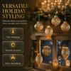 Sequin Christmas Ornament Plastic Ball Tree Hanging Decor  Christmas Tree Decor