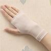 Summer Women's Sunscreen Half Finger Gloves Sun Protection Mittens Anti-UV Fingerless Mittens Thin Breathable Driving Gloves