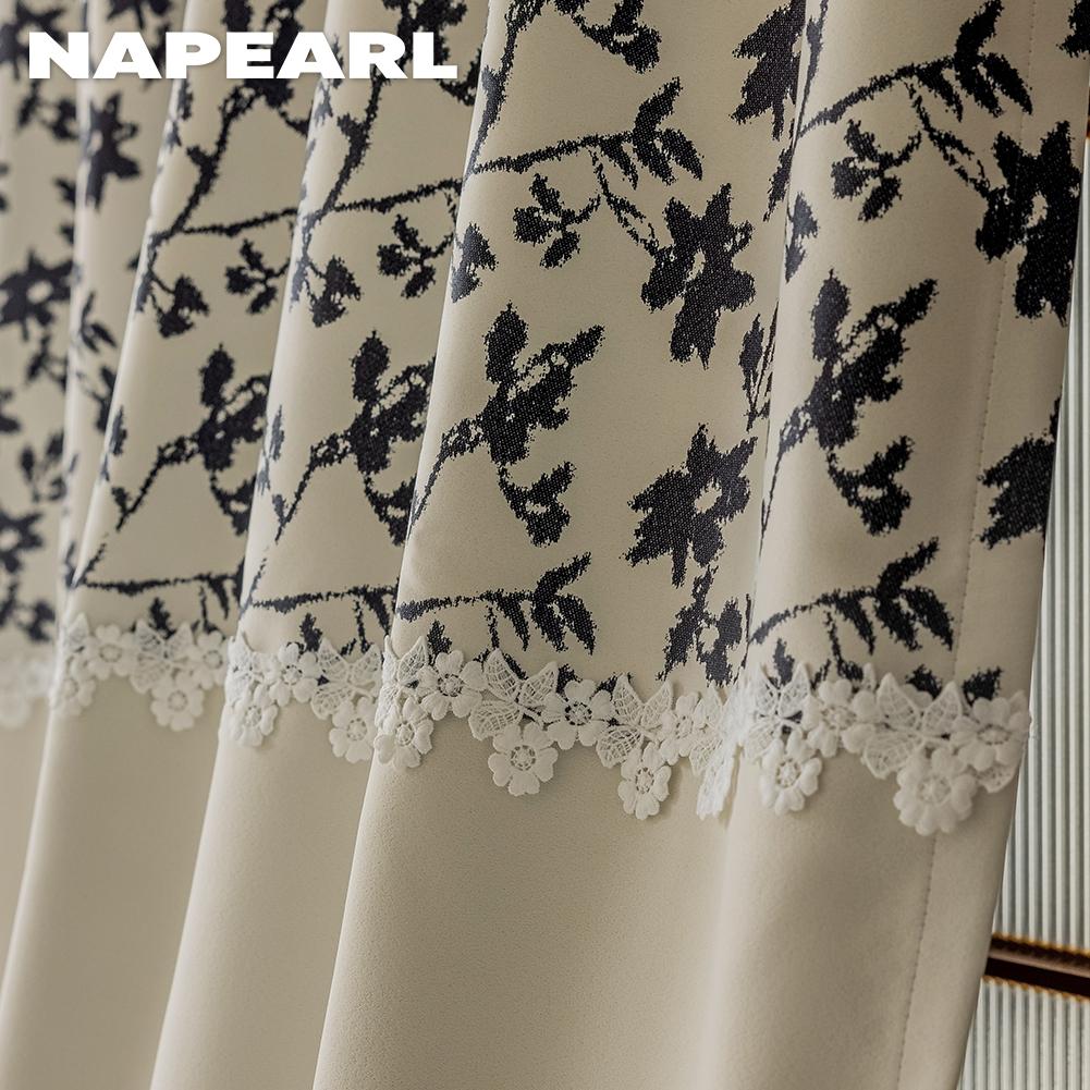 Perdele cu îmbinare modernă NAPEARL 1 buc pentru sufragerie Perdele imprimate cu umbrire înaltă pentru draperii pentru fereastră de dormitor