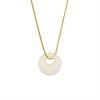 Natural Crystal Pendant Necklace With Round Citrine And Agate For Jewelry Enthusiasts
