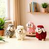 Wool Felt Lamb Ornament Nordic Style Cartoon Sheep Doll Gifts Mini Sheep Statue  Desktop Decor