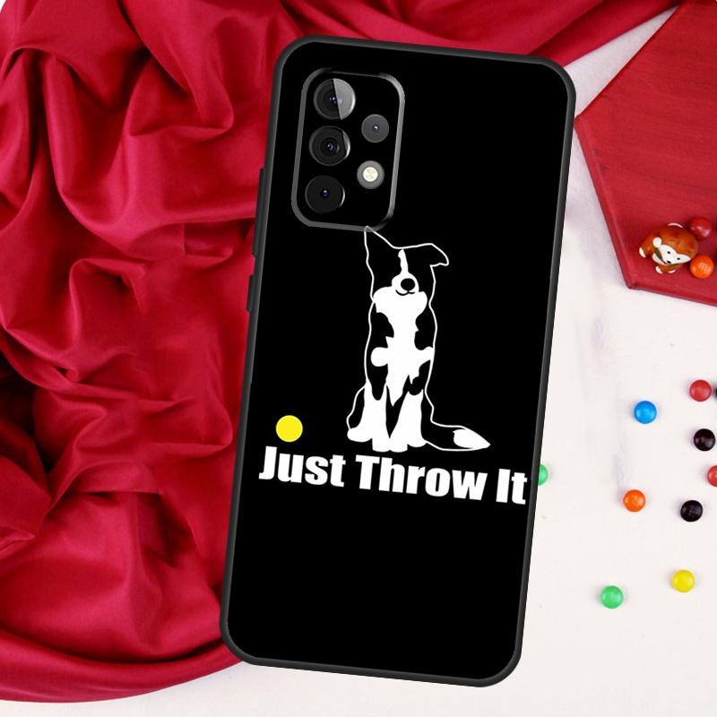 Border Collie Dog For Samsung Galaxy A56 A36 A26 A16 A05 A06 A22 A32 A52 A54 A34 A14 A55 A15 A53 A33 A35 Case